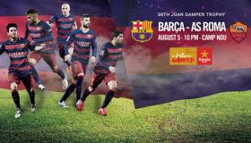 وقت مباراة برشلونة وروما وقنوات البث ضمن كأس جوهان غامبر على ملعب كامب نو ومعلق المباراة