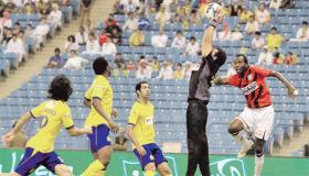اهداف مباراة النصر والرائد اليوم ونتيجة اللقاء بالتعادل المخيب للعالمي وملخص يوتيوب كامل